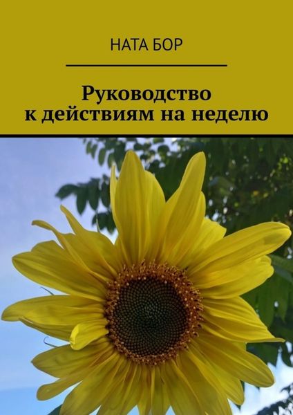 Обложка книги  «Руководство к действиям на неделю»