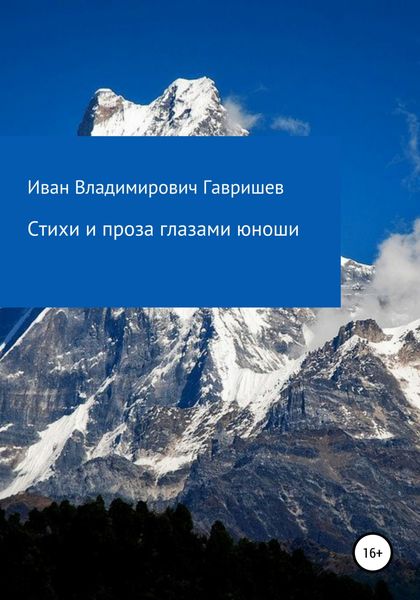 Обложка книги  «Стихи и проза глазами юноши»