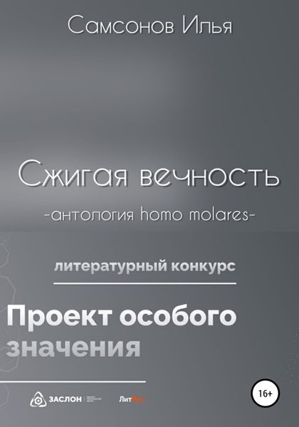 Обложка книги  «Сжигая вечность»