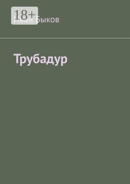 Обложка книги  «Трубадур»