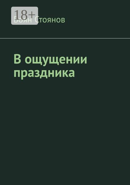 Обложка книги  «В ощущении праздника»