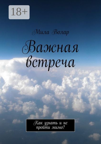 Обложка книги  «Важная встреча. Как узнать и не пройти мимо?»