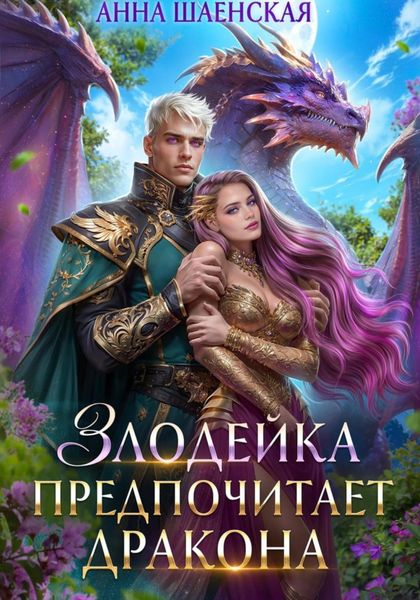Обложка книги  «Злодейка предпочитает дракона»