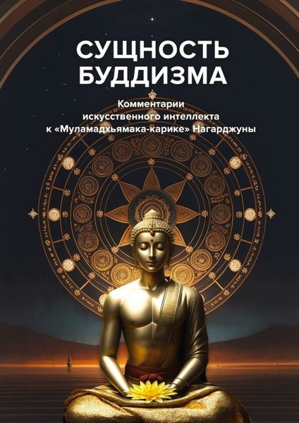 Обложка книги  «Сущность буддизма. Комментарии искусственного интеллекта к «Муламадхьямака-карике» Нагарджуны»