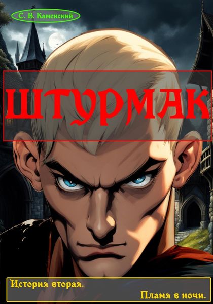 Обложка книги  «Штурмак. История вторая. Пламя в ночи.»