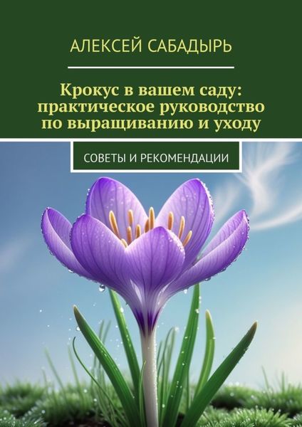 Обложка книги  «Крокус в вашем саду: практическое руководство по выращиванию и уходу. Советы и рекомендации»