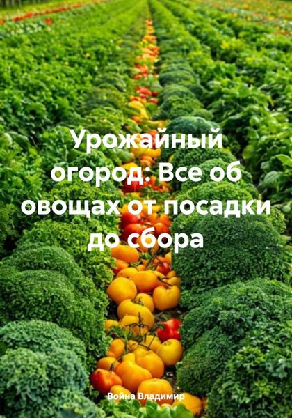 Обложка книги  «Урожайный огород: Все об овощах от посадки до сбора»