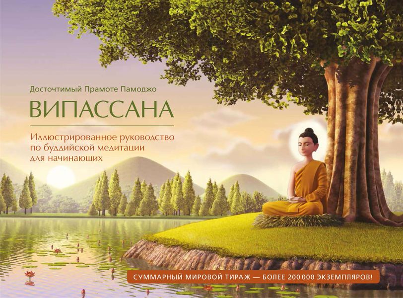 Обложка книги  «Випассана. Иллюстрированное руководство по буддийской медитации для начинающих»