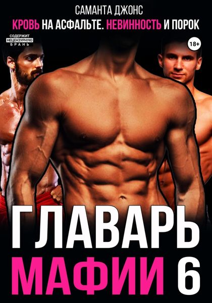 Обложка книги  «Кровь на асфальте. Невинность и порок. Главарь мафии 6»