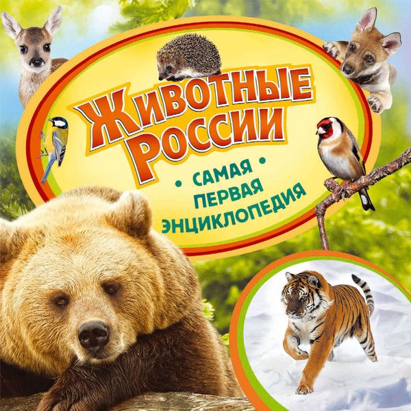 Обложка книги  «Животные России»