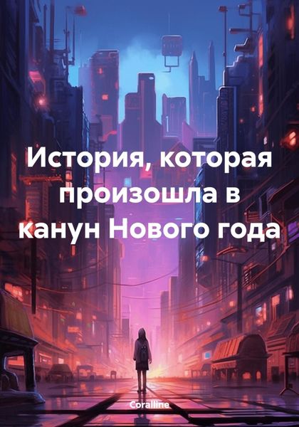 Обложка книги  «История, которая произошла в канун Нового года»