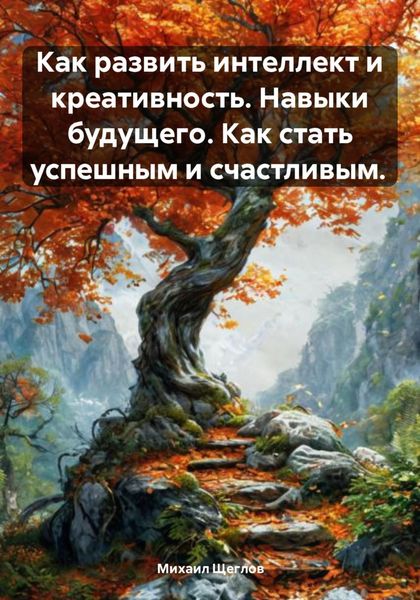 Обложка книги  «Как развить интеллект и креативность. Навыки будущего. Как стать успешным и счастливым»