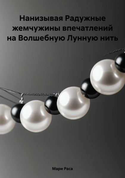 Обложка книги  «Нанизывая Радужные жемчужины впечатлений на Волшебную Лунную нить»