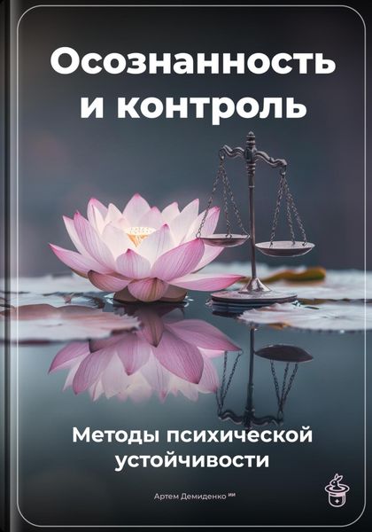 Обложка книги  «Осознанность и контроль: Методы психической устойчивости»