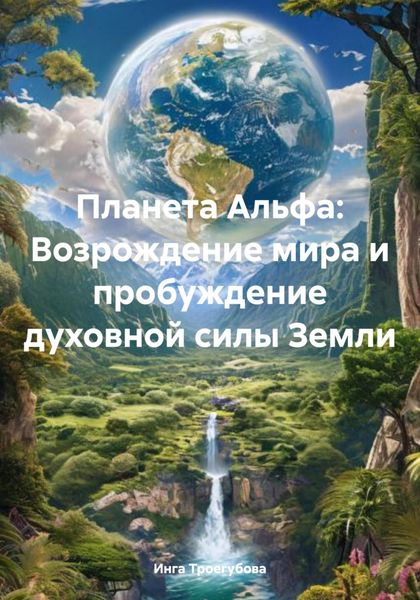 Обложка книги  «Планета Альфа: Возрождение мира и пробуждение духовной силы Земли»