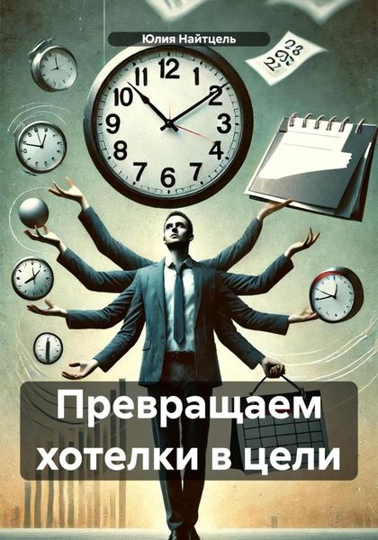 Обложка книги «Превращаем хотелки в цели»