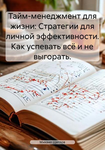 Обложка книги  «Тайм-менеджмент для жизни: Стратегии для личной эффективности. Как успевать всё и не выгорать.»