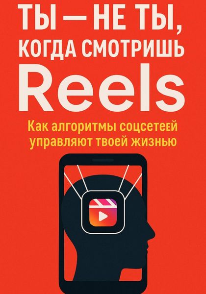 Обложка книги  «Ты не ты, когда смотришь Reels. Как алгоритмы соцсетей управляют твоей жизнью»
