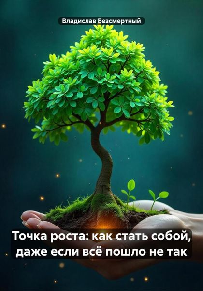 Обложка книги  «Точка роста: как стать собой, даже если всё пошло не так»