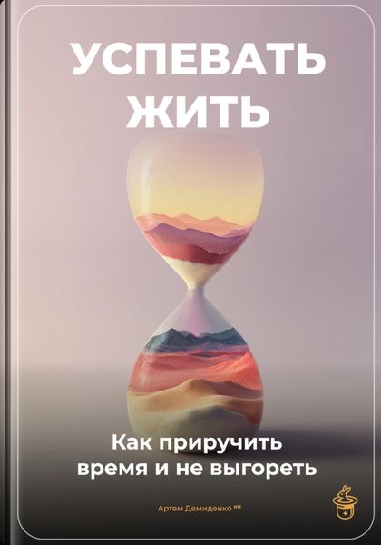 Обложка книги «Успевать жить: Как приручить время и не выгореть»