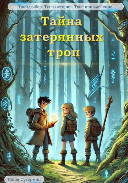 Обложка книги  «Тайна затерянных троп. Ты решаешь, что будет дальше!»
