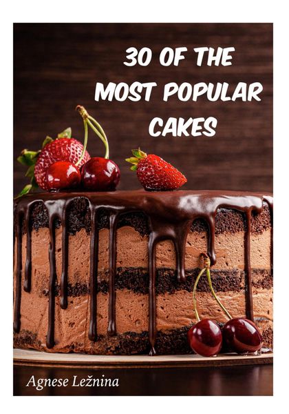 Обложка книги «30 of most popular cakes»