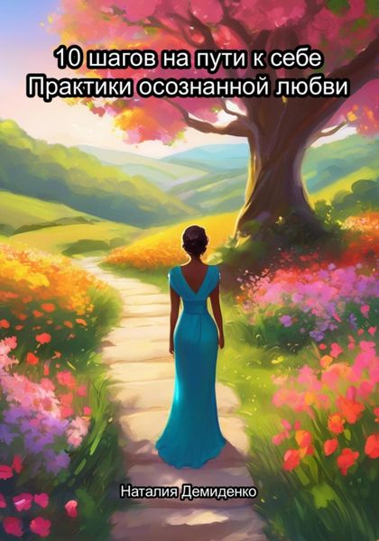 Обложка книги  «10 шагов на пути к себе. Практики осознанной любви»
