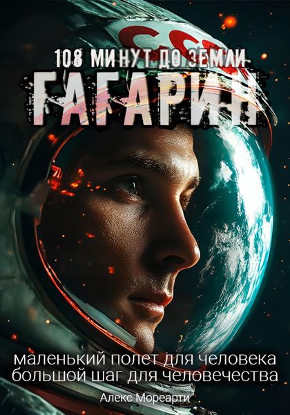 Обложка книги  «108 минут до Земли. Гагарин»