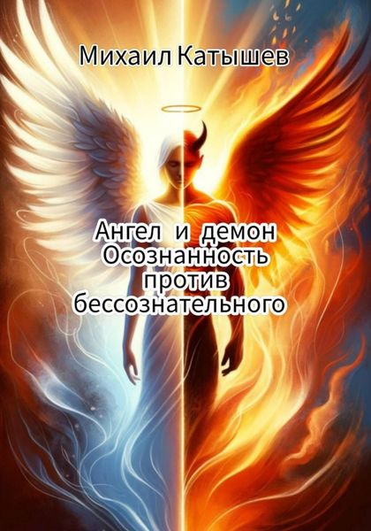 Обложка книги  «Ангел и демон: Осознанность против Бессознательного.»