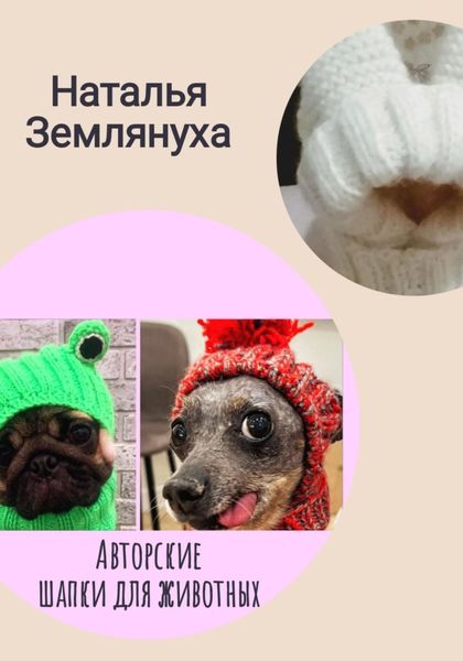 Обложка книги  «Авторские шапки для животных»