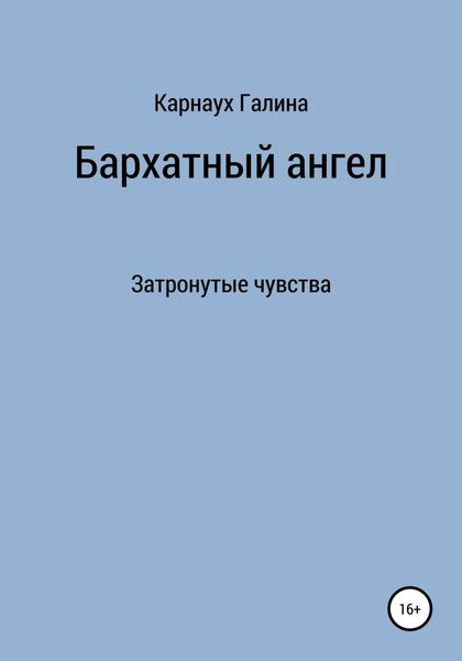 Обложка книги  «Бархатный ангел. Затронутые чувства»