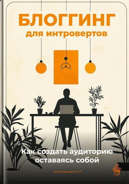 Обложка книги  «Блоггинг для интровертов: Как создать аудиторию, оставаясь собой»