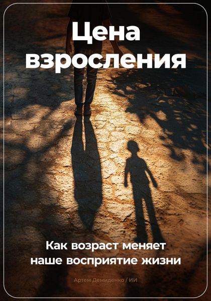 Обложка книги  «Цена взросления: Как возраст меняет наше восприятие жизни»