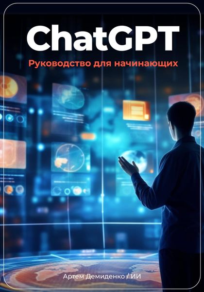 Обложка книги  «ChatGPT: руководство для начинающих»