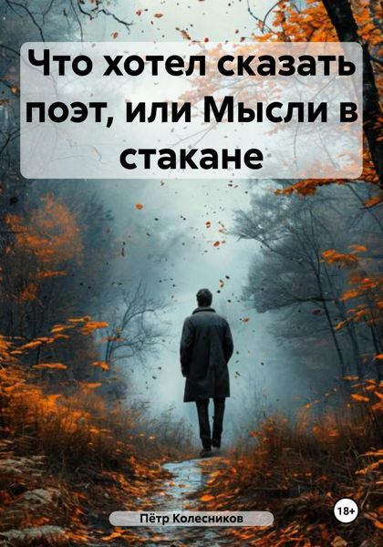 Обложка книги  «Что хотел сказать поэт, или Мысли в стакане»
