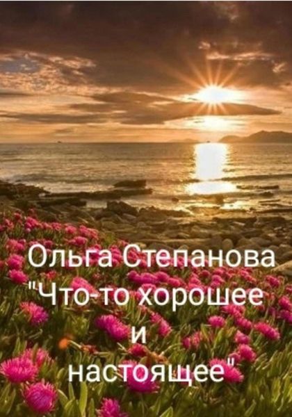 Обложка книги  «Что-то хорошее и настоящее»
