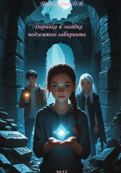 Обложка книги  «Даринка и загадка подземного лабиринта»