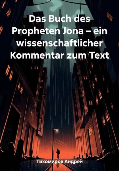 Обложка книги  «Das Buch des Propheten Jona – ein wissenschaftlicher Kommentar zum Text»