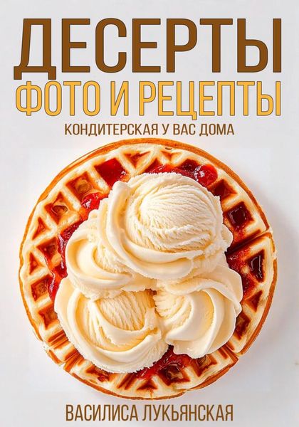 Обложка книги  «Десерты. Фото и рецепты. Кондитерская у вас дома»