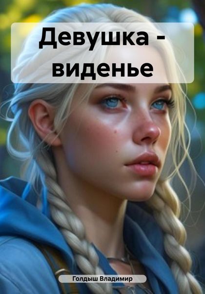 Обложка книги  «Девушка – виденье»