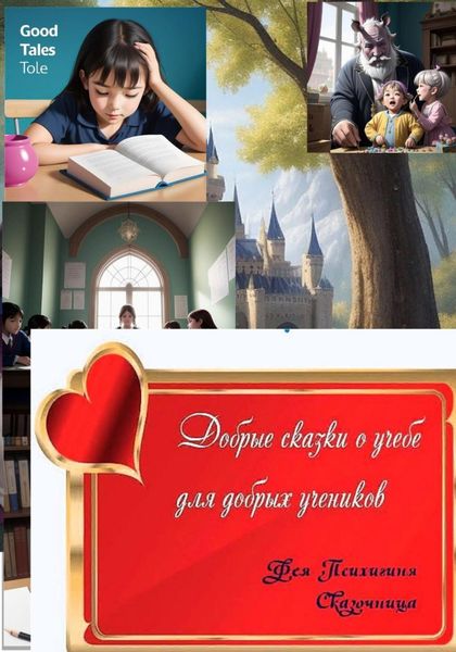 Обложка книги  «Добрые сказки о учебе для добрых учеников»