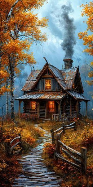 Обложка книги  «Дом в лесу»
