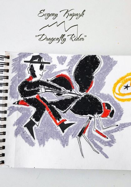 Обложка книги  «Dragonfly Rider»