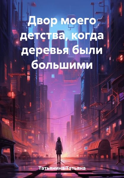 Обложка книги  «Двор моего детства, когда деревья были большими»