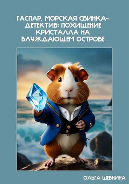 Обложка книги  «Гаспар, морская свинка – детектив: Похищение кристалла на блуждающем острове»
