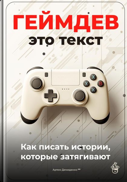 Обложка книги  «Геймдев – это текст: Как писать истории, которые затягивают»