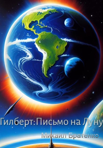 Обложка книги  «Гилберт: письмо на Луну»