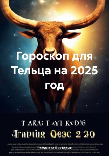 Обложка книги  «Гороскоп для Тельца на 2025 год»