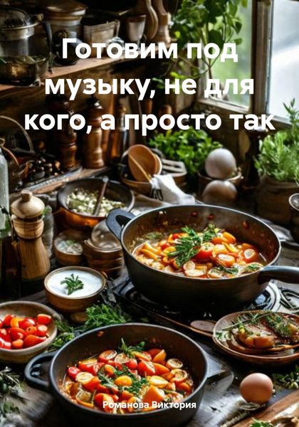 Обложка книги  «Готовим под музыку, не для кого, а просто так»
