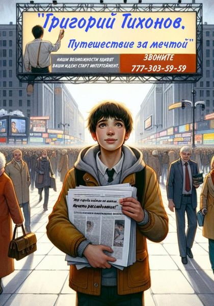 Обложка книги  «Григорий Тихонов. Путешествие за мечтой»